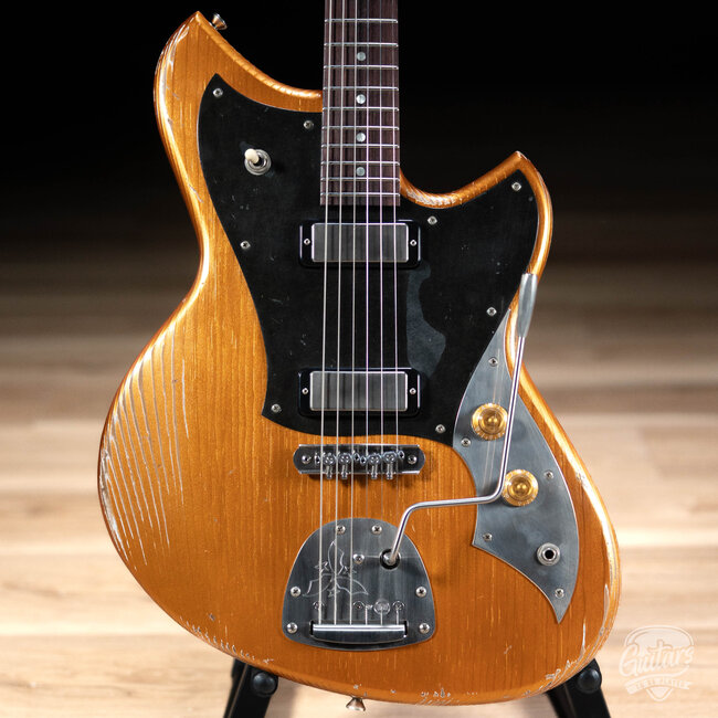 2026 Novo Custom Serus J Guitar w/ Lollar Firebirds – Aztec Gold