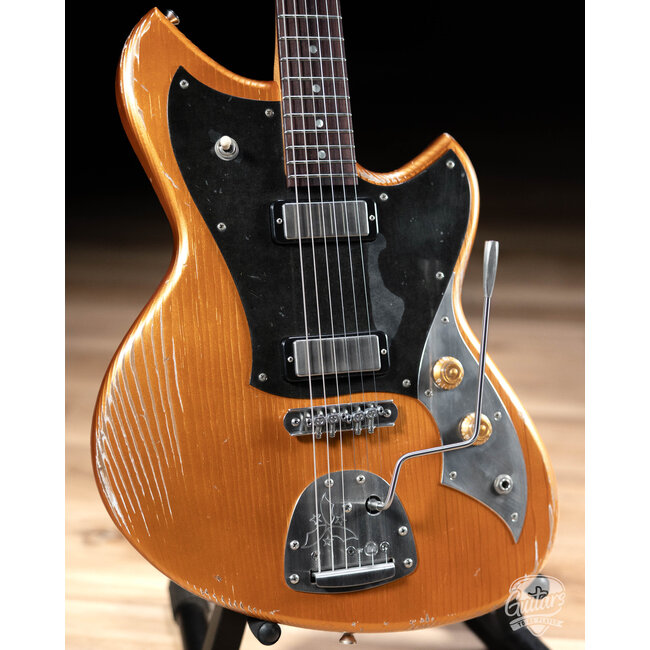 2026 Novo Custom Serus J Guitar w/ Lollar Firebirds – Aztec Gold