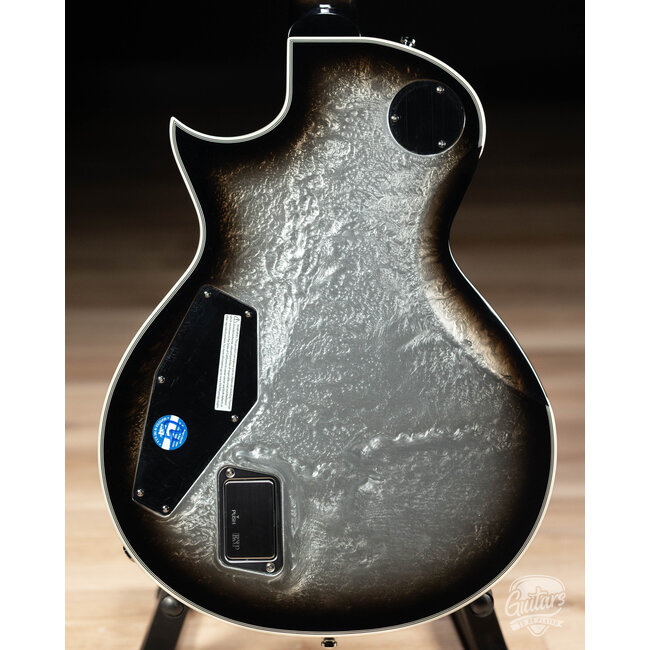 ESP Eclipse Custom Original Series Guitar w/ Case – Silver Liquid Metal Burst