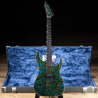 ESP Guitars ESP USA M-I NTB Neck Thru w/ EMG's – Psychedelic Flame