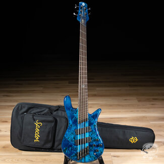 Spector Spector NS Dimension 5 String Multi-Scale Bass w/ Gigbag – Black & Blue Gloss