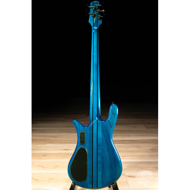 Spector NS Dimension 5 String Multi-Scale Bass w/ Gigbag – Black & Blue Gloss