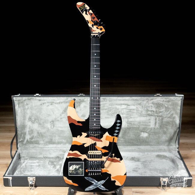 ESP Japan Custom Shop Desert Eagle George Lynch Guitar – Black w/ Graphic