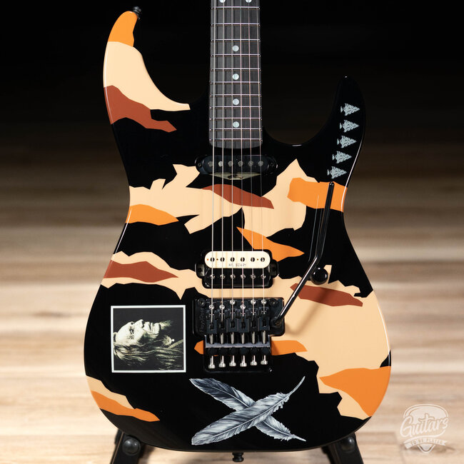 ESP Japan Custom Shop Desert Eagle George Lynch Guitar – Black w/ Graphic