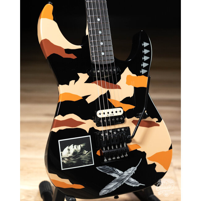 ESP Japan Custom Shop Desert Eagle George Lynch Guitar – Black w/ Graphic