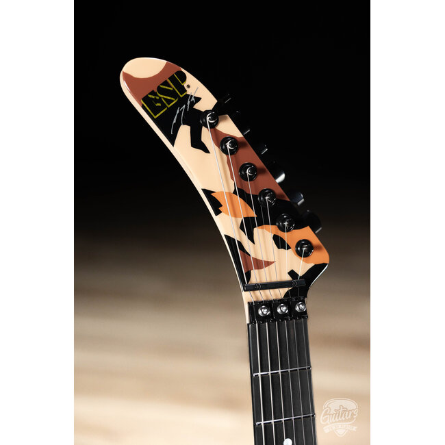 ESP Japan Custom Shop Desert Eagle George Lynch Guitar – Black w/ Graphic