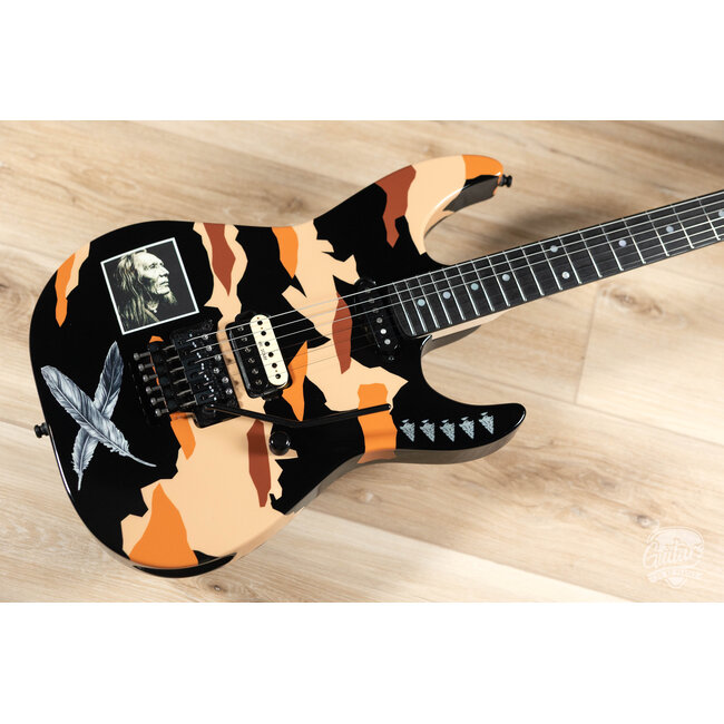 ESP Japan Custom Shop Desert Eagle George Lynch Guitar – Black w/ Graphic