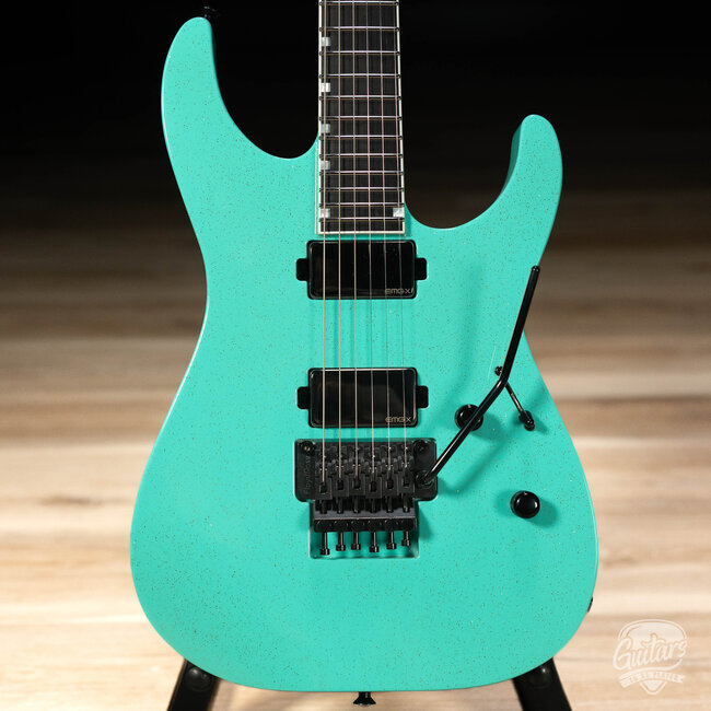 ESP USA M-II NTB Neck Thru Floyd Rose w/ EMG's – Midori Gold