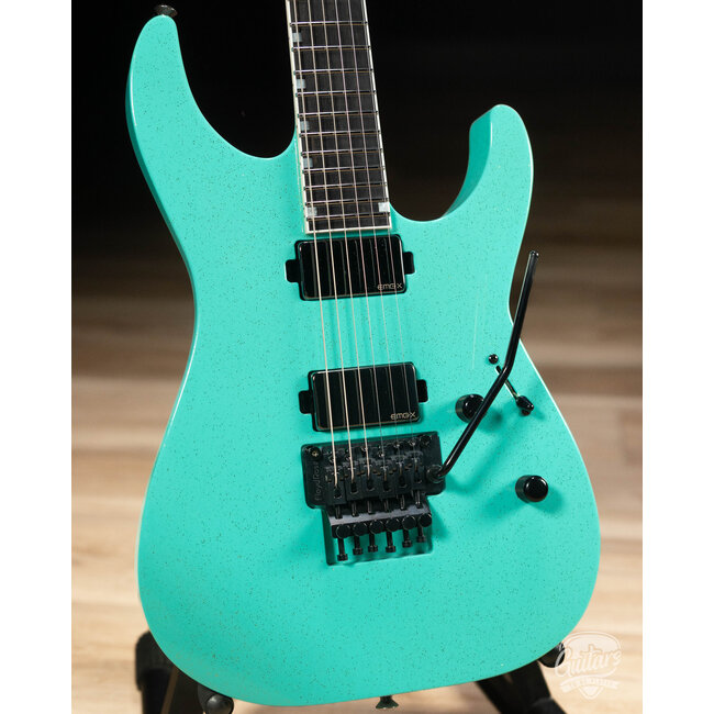 ESP USA M-II NTB Neck Thru Floyd Rose w/ EMG's – Midori Gold