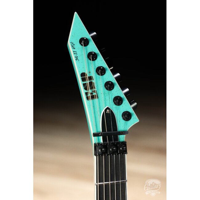 ESP USA M-II NTB Neck Thru Floyd Rose w/ EMG's – Midori Gold