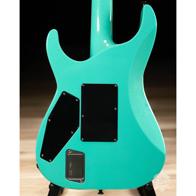 ESP USA M-II NTB Neck Thru Floyd Rose w/ EMG's – Midori Gold