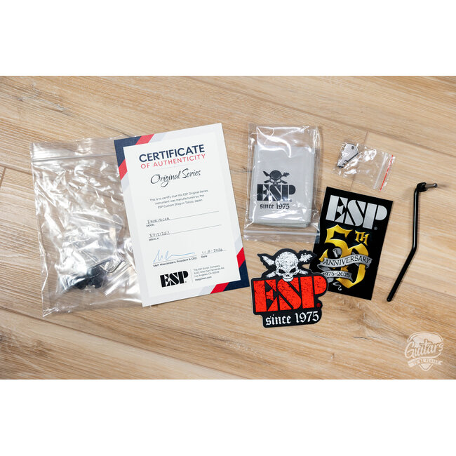 ESP Horizon-I Original Japan Floyd Rose Guitar w/ Case – Deep Candy Apple Red