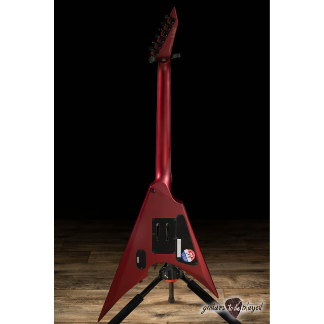ESP LTD Arrow-1000 LH Left-Handed EMG Guitar – Candy Apple Red Satin (B-Stock)