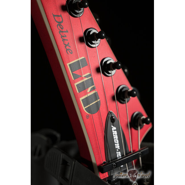 ESP LTD Arrow-1000 LH Left-Handed EMG Guitar – Candy Apple Red Satin (B-Stock)