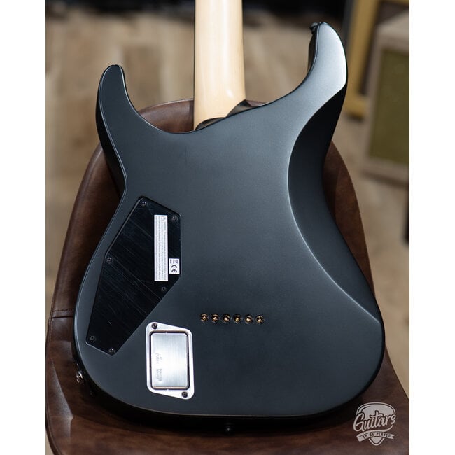 ESP E-II M-I NT Neck Thru EMG Guitar w/ Case – Black Satin (B-Stock)