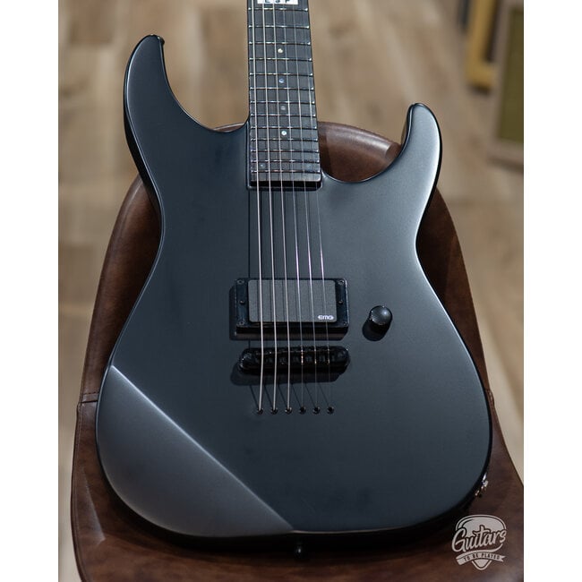 ESP E-II M-I NT Neck Thru EMG Guitar w/ Case – Black Satin (B-Stock)