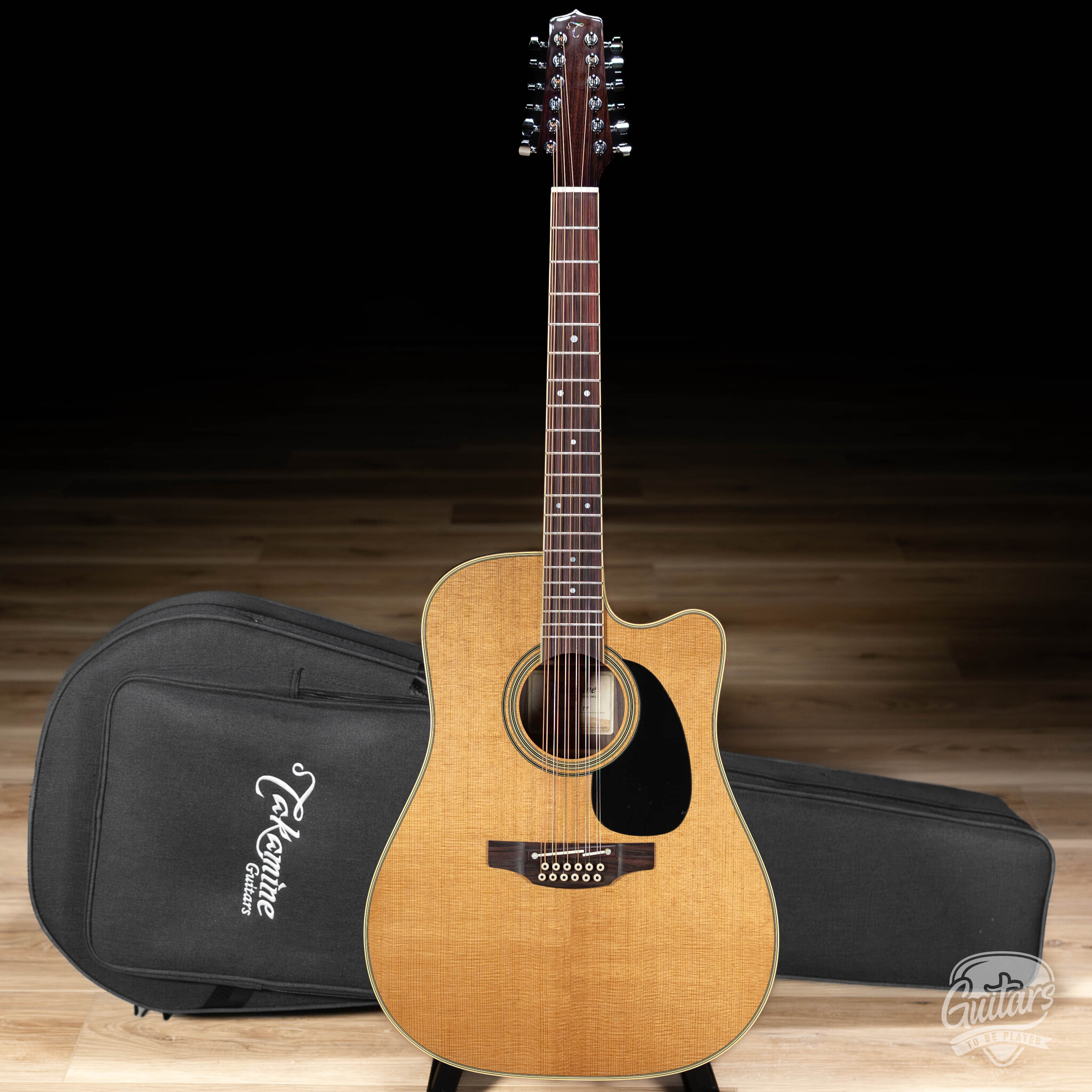 Takamine EF400SC TT 12-String Dreadnought Cutaway Guitar – Natural
