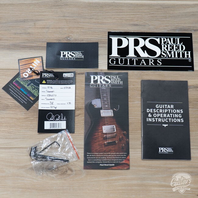 2024 PRS Mark Tremonti Signature 10-Top Guitar w/ Tremolo – Charcoal Burst