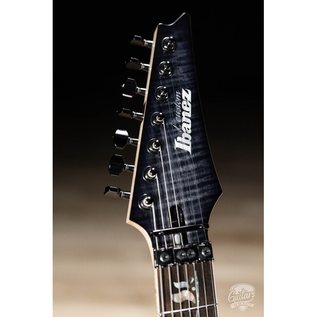 Ibanez J. Custom RG8527 7-String Guitar w/ Case – Black Rutile