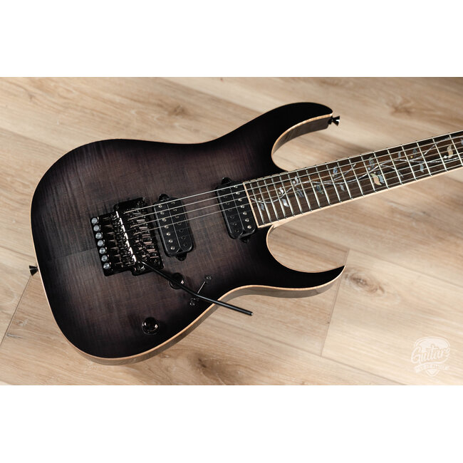 Ibanez J. Custom RG8527 7-String Guitar w/ Case – Black Rutile