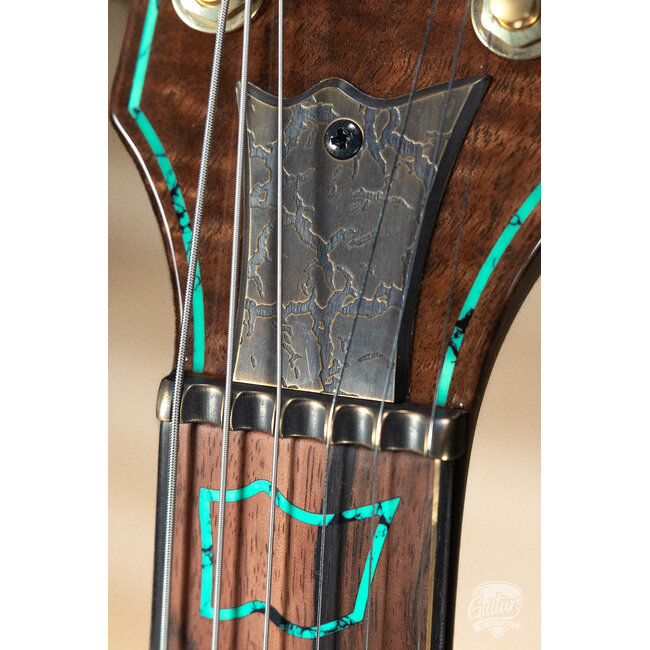 ESP 2026 Exhibition Eclipse CTM Claro Walnut – Natural w/ Purple & Green EX26-12