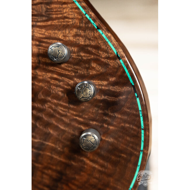 ESP 2026 Exhibition Eclipse CTM Claro Walnut – Natural w/ Purple & Green EX26-12