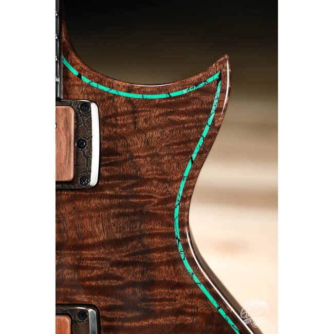 ESP 2026 Exhibition Eclipse CTM Claro Walnut – Natural w/ Purple & Green EX26-12