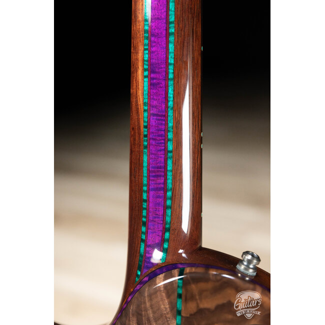 ESP 2026 Exhibition Eclipse CTM Claro Walnut – Natural w/ Purple & Green EX26-12