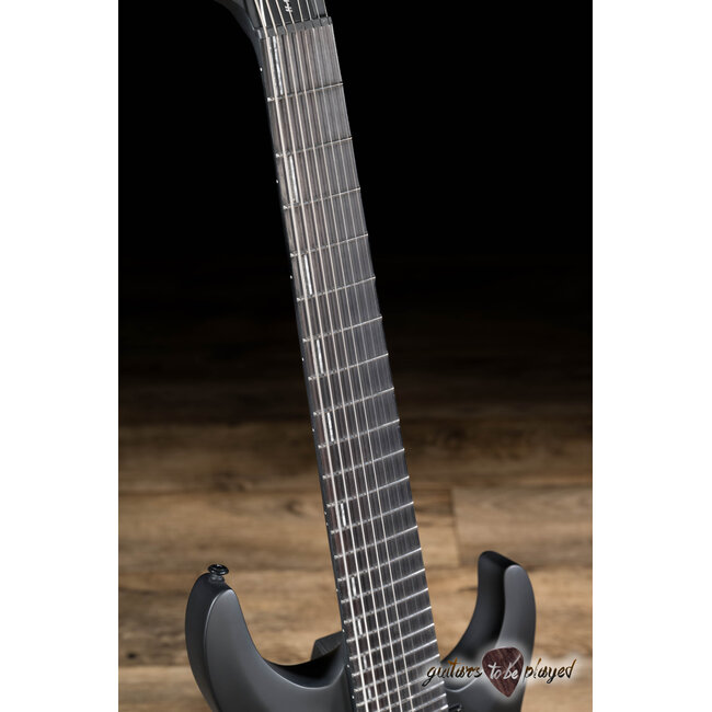 ESP LTD H-1008 Baritone Evertune 8-String EMG Guitar – Black Satin (B-Stock)