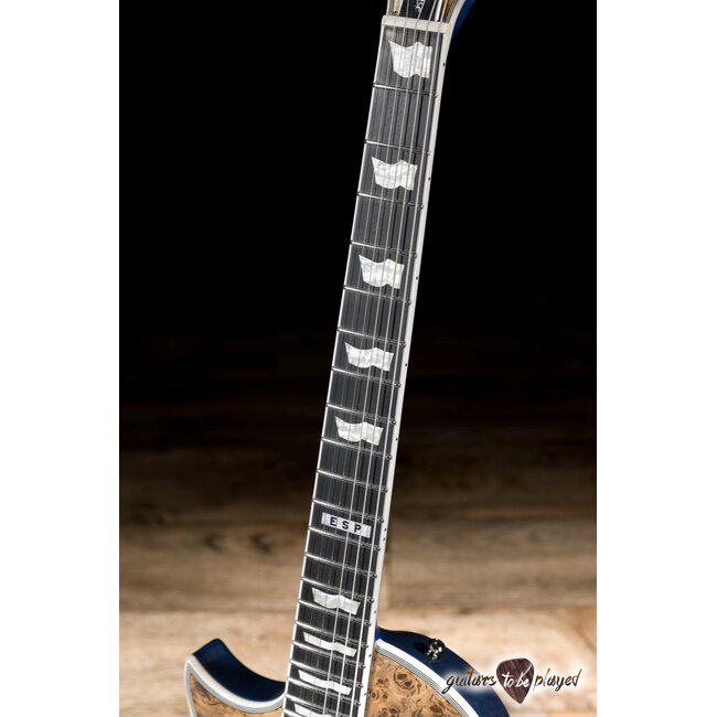 ESP E-II Eclipse LH Left-Handed EMG Guitar w/ Case – Blue Natural Fade