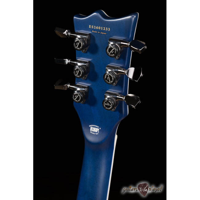 ESP E-II Eclipse LH Left-Handed EMG Guitar w/ Case – Blue Natural Fade