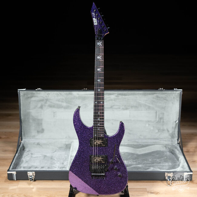 ESP KH-2 Kirk Hammett Signature Custom Shop Guitar – Purple Sparkle