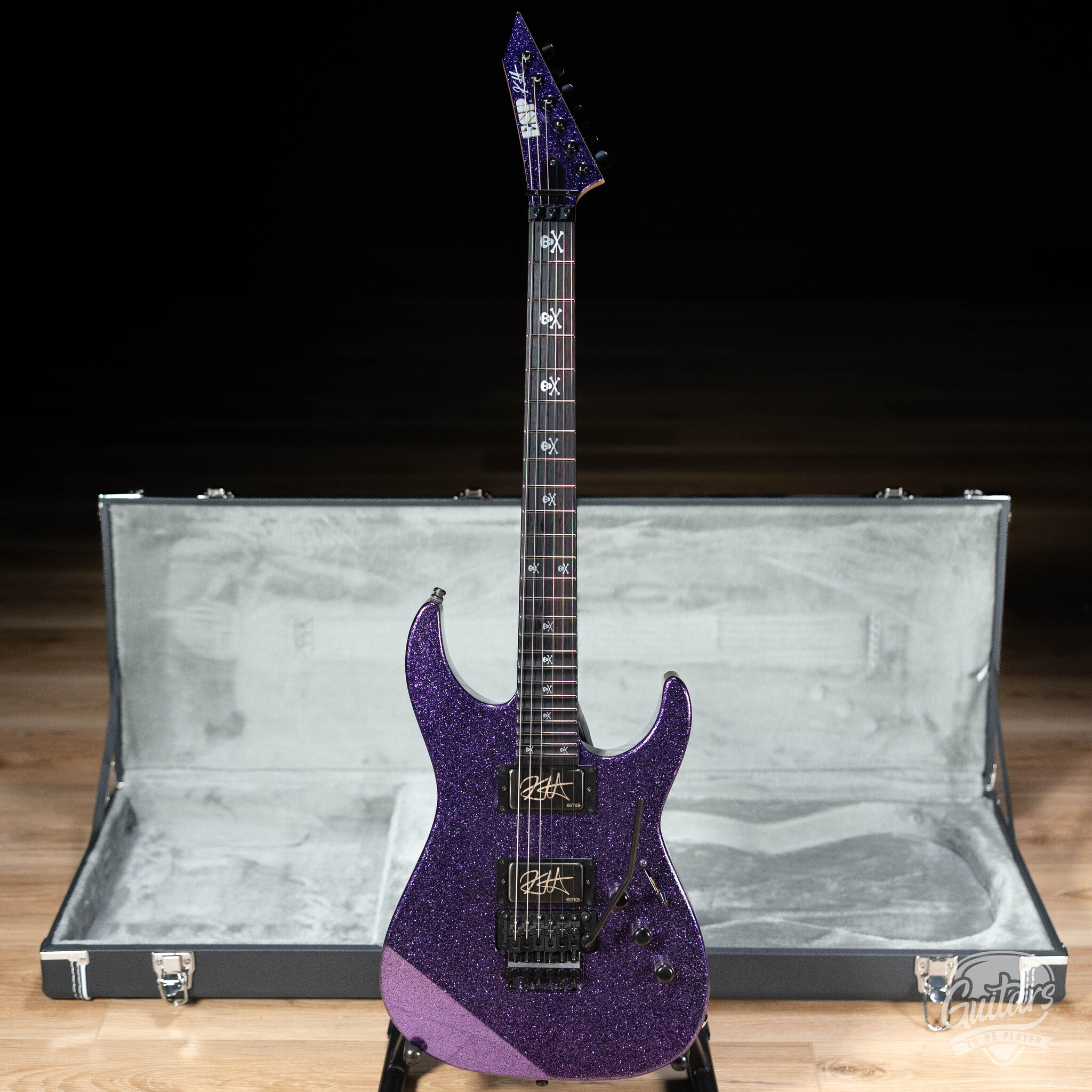 ESP KH-2 Kirk Hammett Signature Custom Shop Guitar – Purple