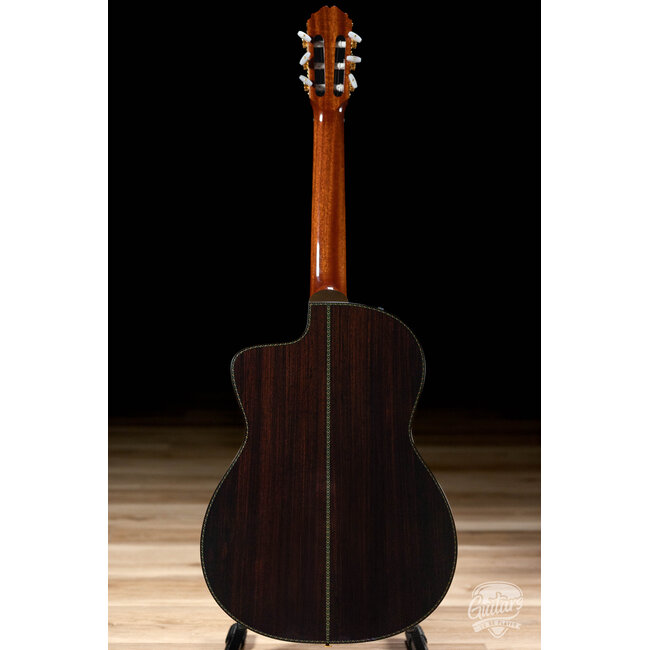 Takamine DH90 Hirade Classical Cutaway Nylon String Guitar w/ Case