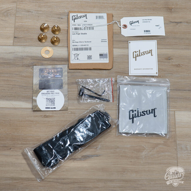 2025 Gibson Les Paul Studio w/ Case – Cherry Sunburst