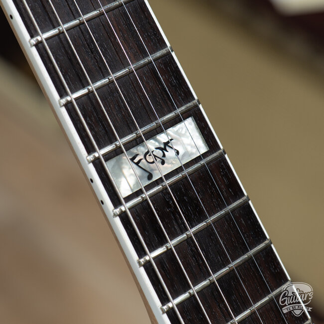 1997 Ibanez FGM400Q Frank Gambale Guitar w/ Case – Blonde Amber