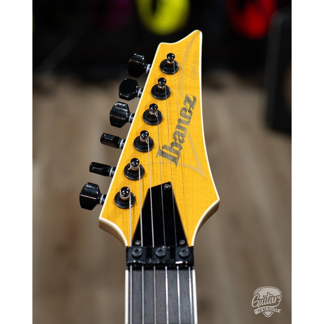 1997 Ibanez FGM400Q Frank Gambale Guitar w/ Case – Blonde Amber