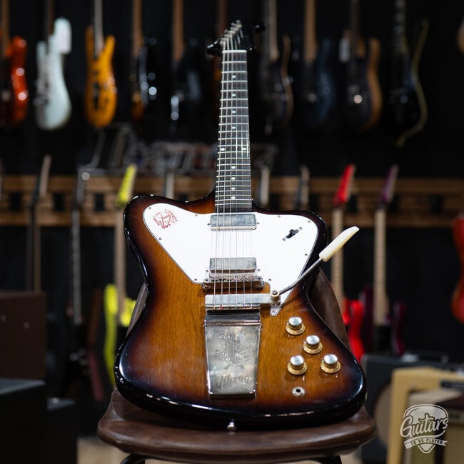 2022 Gibson Custom '65 VOS Non-Reverse Firebird V – Vintage Sunburst