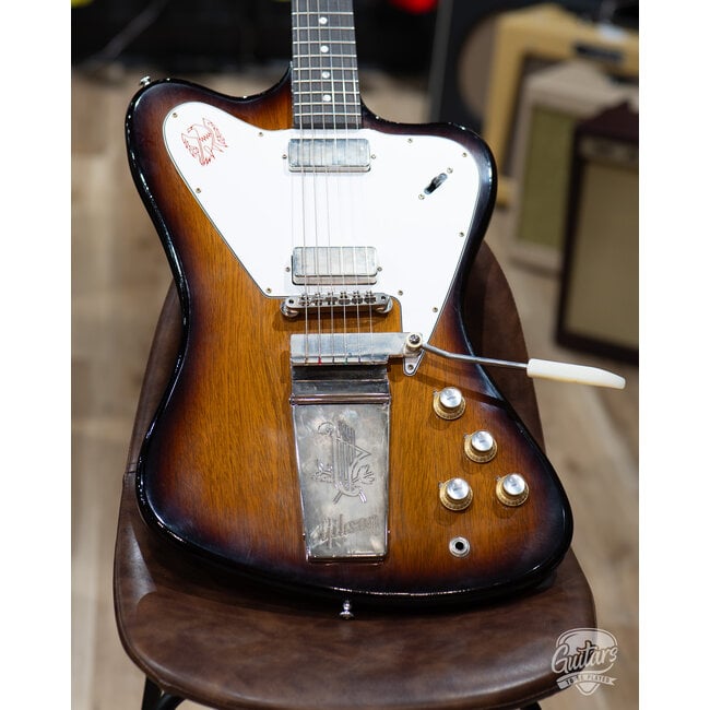 2022 Gibson Custom '65 VOS Non-Reverse Firebird V – Vintage Sunburst