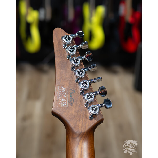 2022 Ibanez AZ24047 Prestige 7 String Guitar w/ Case – Black