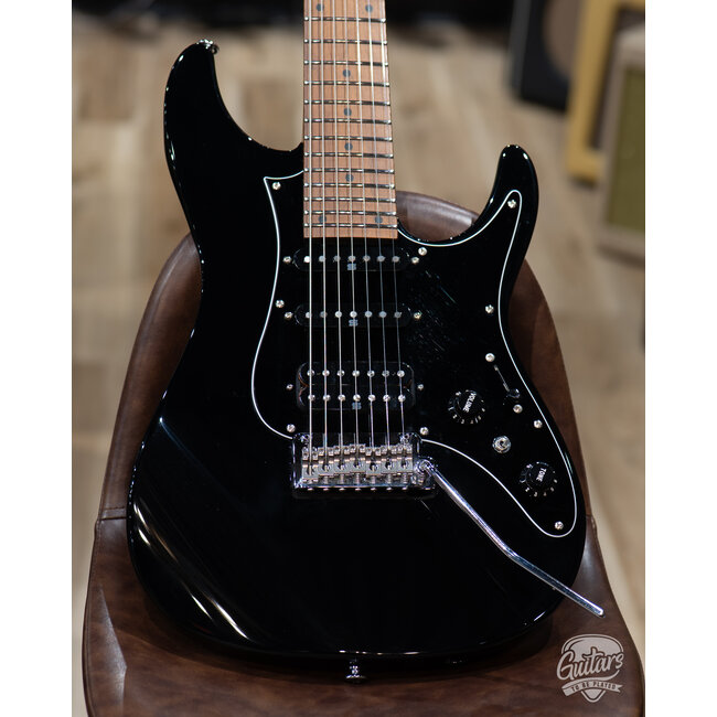 2022 Ibanez AZ24047 Prestige 7 String Guitar w/ Case – Black