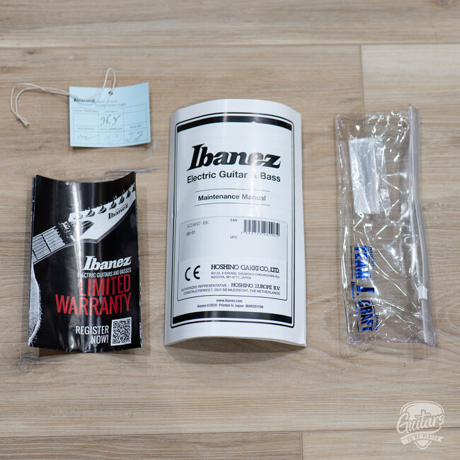 2022 Ibanez AZ24047 Prestige 7 String Guitar w/ Case – Black