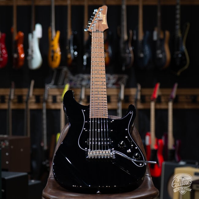 2022 Ibanez AZ24047 Prestige 7 String Guitar w/ Case – Black