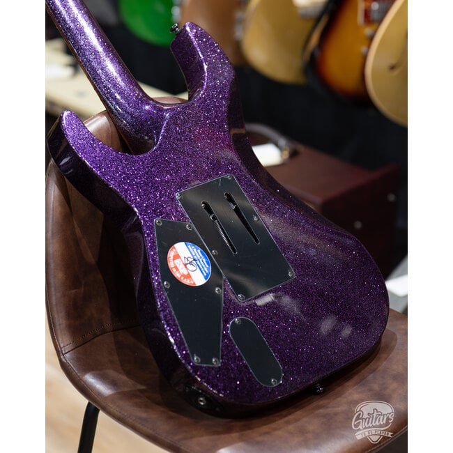 Used ESP LTD KH-602 Kirk Hammett Signature Electric Guitar w/ Case – Purple Sparkle