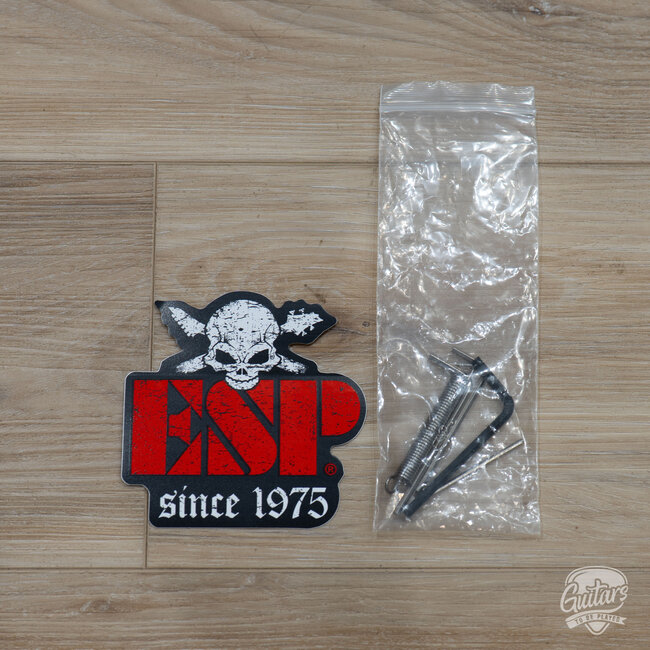 Used ESP LTD KH-602 Kirk Hammett Signature Electric Guitar w/ Case – Purple Sparkle