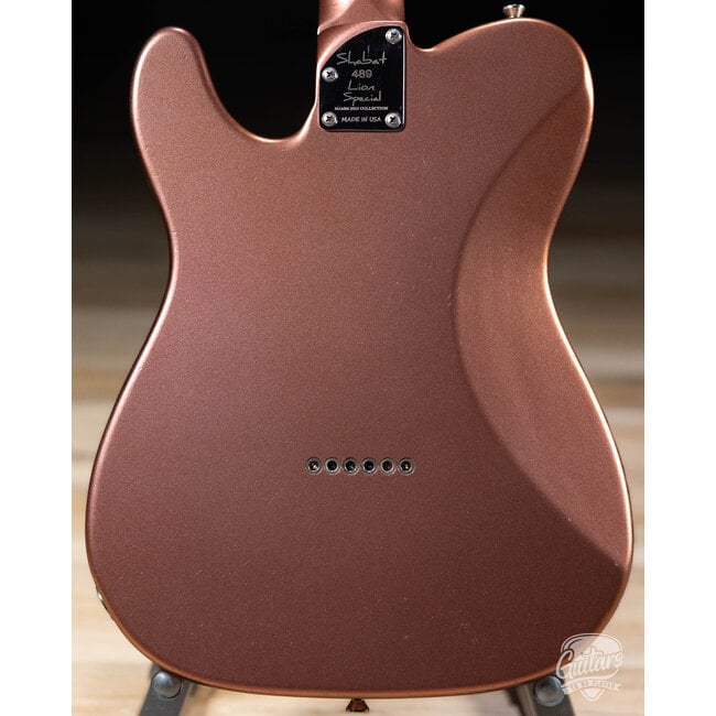 Shabat Lion Special Mahogany Neck/Body Guitar w/ Stainless Frets – Burgundy Mist