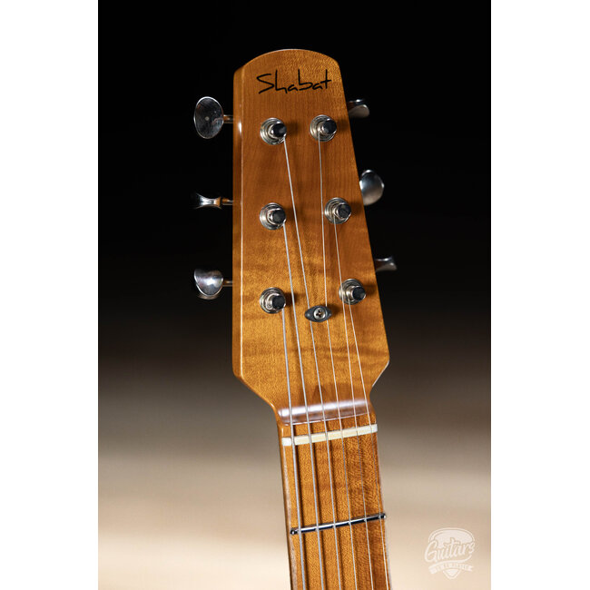 Shabat Lion Alder (Swamp Ash) T-Style w/ Flame Maple Neck & Lollar Vintage T’s (Specials) – Shell Pink
