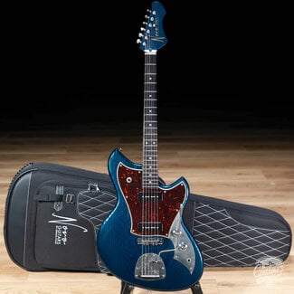 Novo Novo Custom Serus J Fralin P-90 Guitar w/ Stainless Frets – Lake Como Blue
