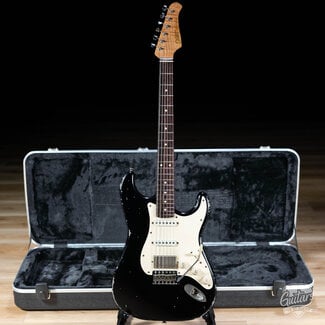 Xotic Xotic XSC-2 Alder HSS S-Style w/ Flame Maple & Rosewood – Black