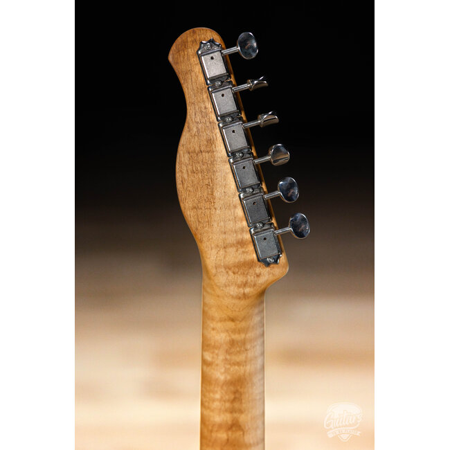 Xotic XTC-TL Swamp Ash Thinline T-Style w/ Roasted Flame Maple Neck – Fiesta Red